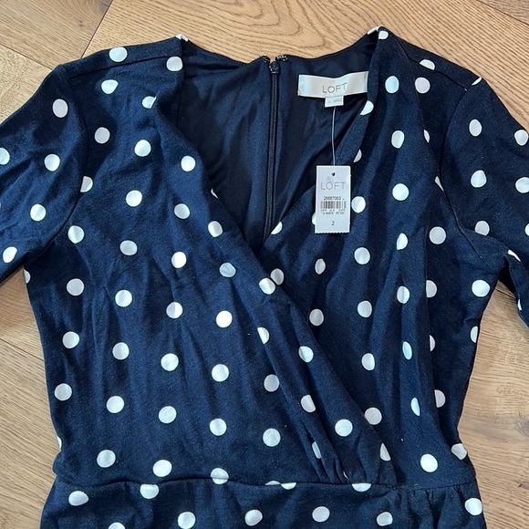 LOFT Polka Dot Dress - Picture 2 of 2